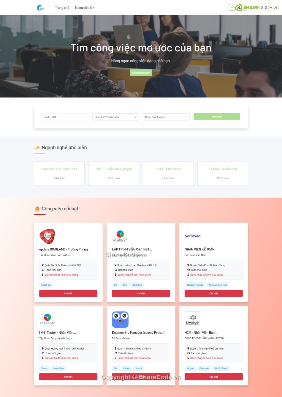 website tìm việc làm,website tìm kiếm việc làm,website tìm việc,find job,quản lý việc làm,web việc làm