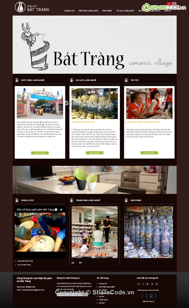 code tin tức làng nghề,code gốm bát tràng,web giới thiệu các sản phẩm,đồ gốm,đồ gốm sứ