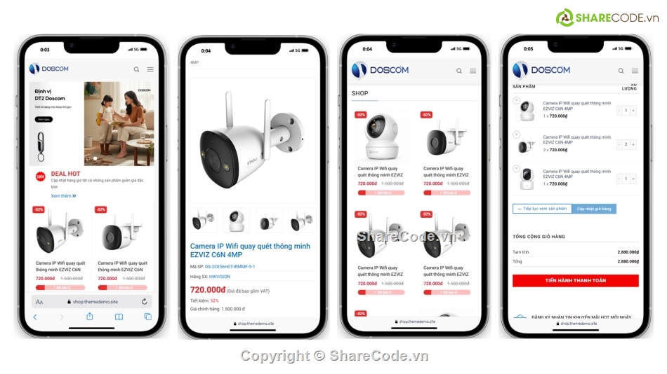 website bán camera,web bán điện thoại,web bán máy tính,web gia dụng,theme wordpress bán hàng,source code wordpress