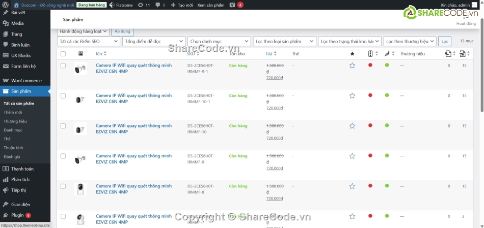 website bán camera,web bán điện thoại,web bán máy tính,web gia dụng,theme wordpress bán hàng,source code wordpress