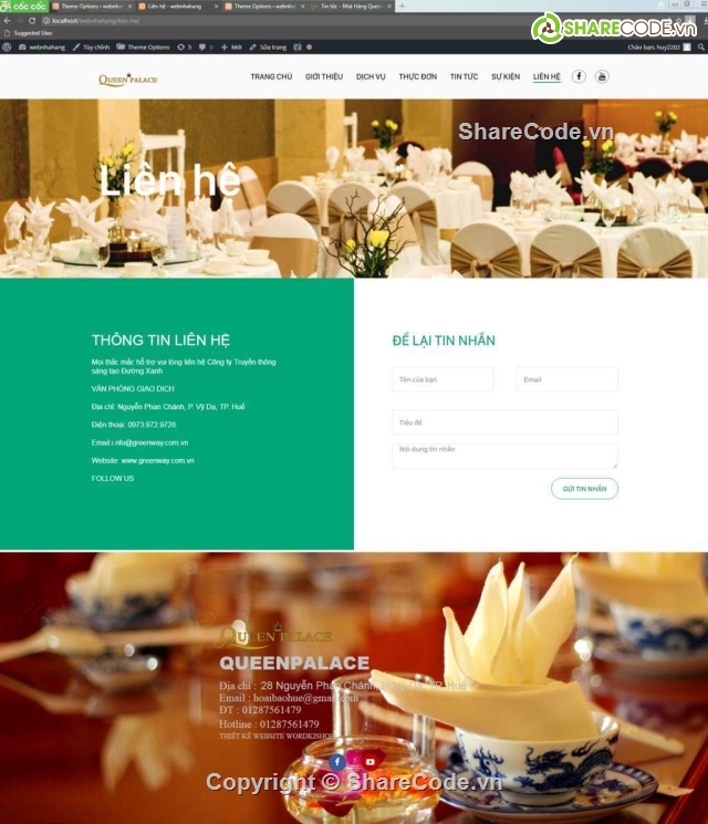 website nhà hàng,web nha hang,share full code,web wordpress nha hang dep,website đẹp,web nha hang cuc dep