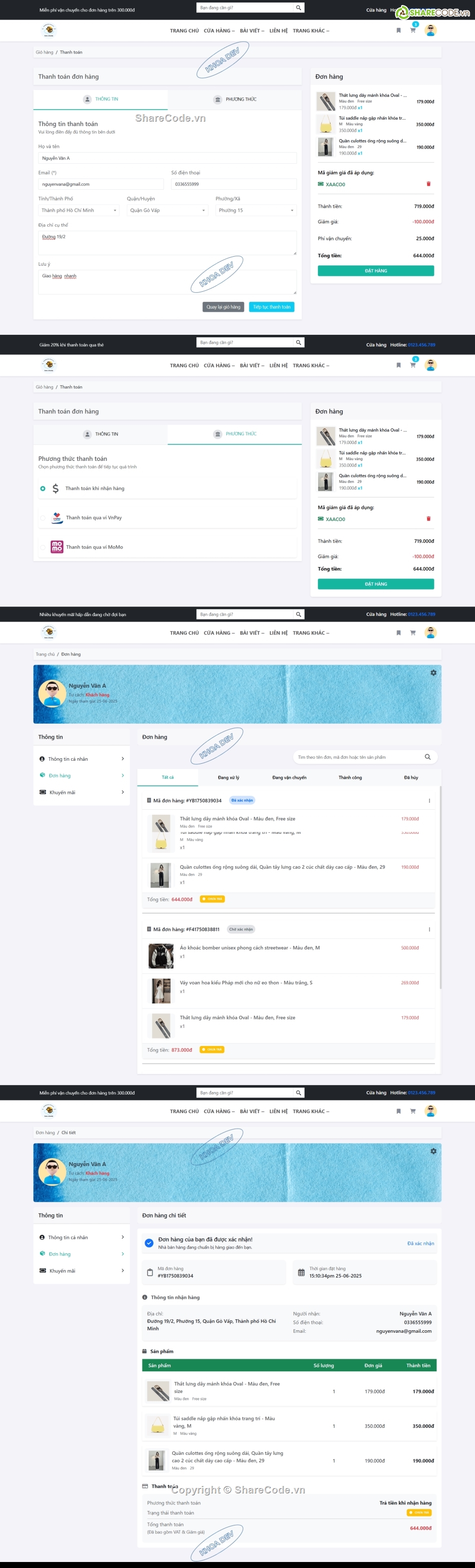 quản lý bán hàng,phần mềm quản lý bán hàng,full code bán quần áo thời trang,source code quần áo,code website quần áo,website quần áo