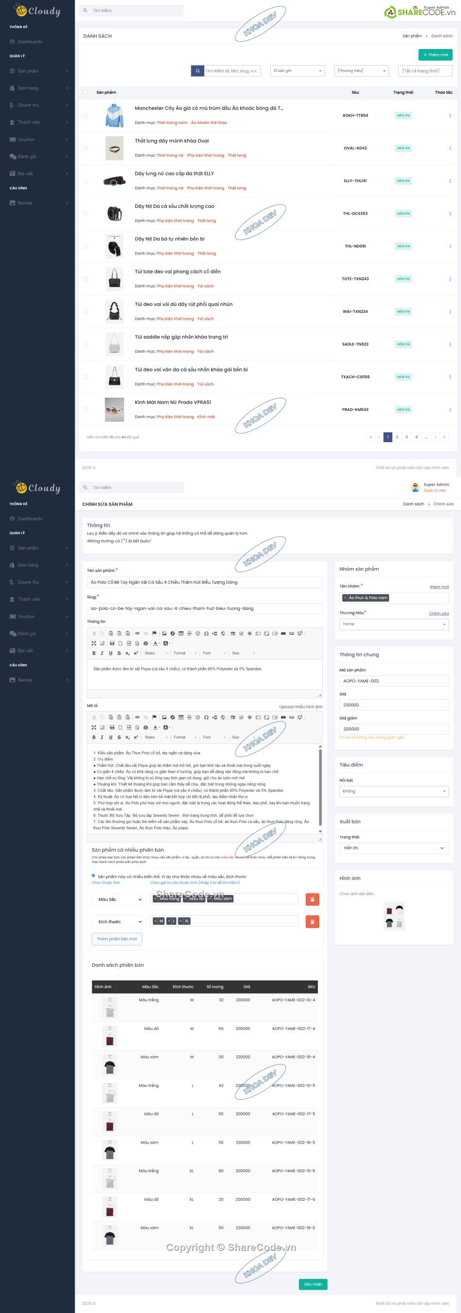quản lý bán hàng,phần mềm quản lý bán hàng,full code bán quần áo thời trang,source code quần áo,code website quần áo,website quần áo