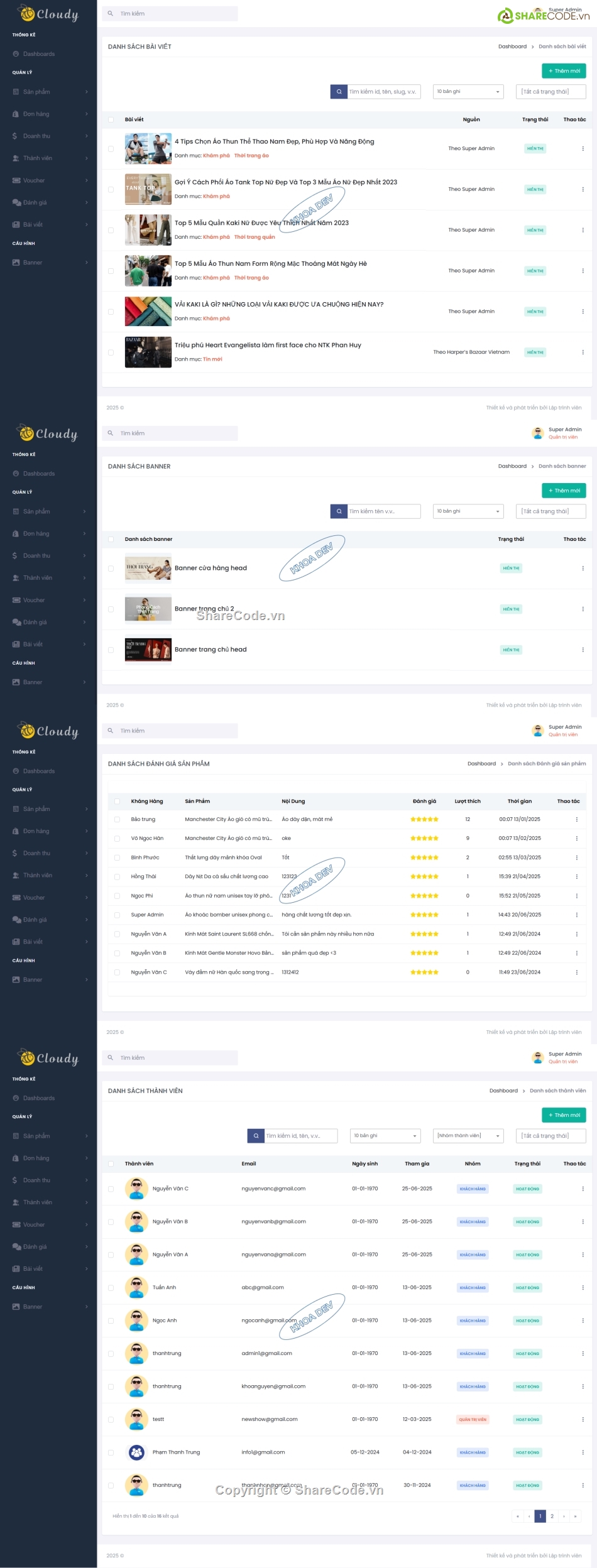 quản lý bán hàng,phần mềm quản lý bán hàng,full code bán quần áo thời trang,source code quần áo,code website quần áo,website quần áo