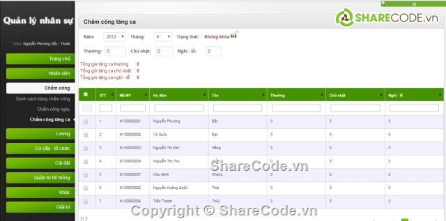 quản lý nhân sự,code quản lý nhân sự,đồ án asp.net,quan ly nhan su,web quản lý nhân sự,web quản lý