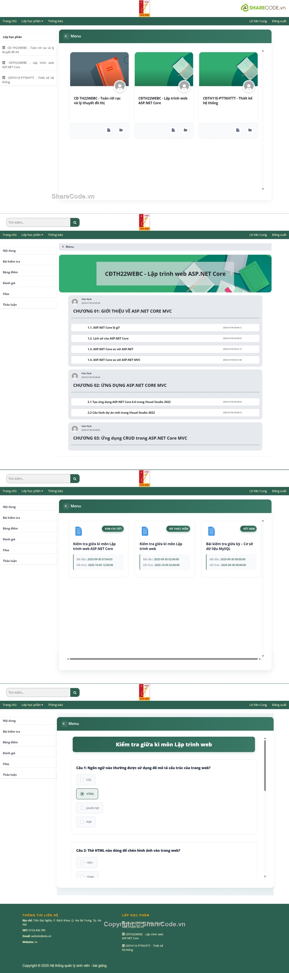 quản lý sinh viên,web quản lý sinh viên,phần mềm quản lý sinh viên,website quản lý sinh viên,quản lý bài giảng bộ môn,sinh viên giảng viên