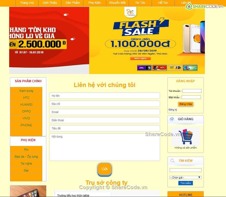 Code web thương mại điện tử PHP,Share code thương mại điện tử,web thương mại điện tử,điện thoại bằng PHP & MySQL