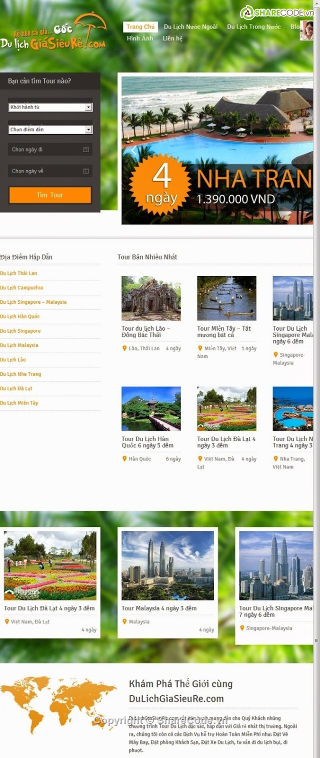 code data,web công ty,Website du lịch,Web tin tức,web công ty Du lịch,web du lịch nha trang