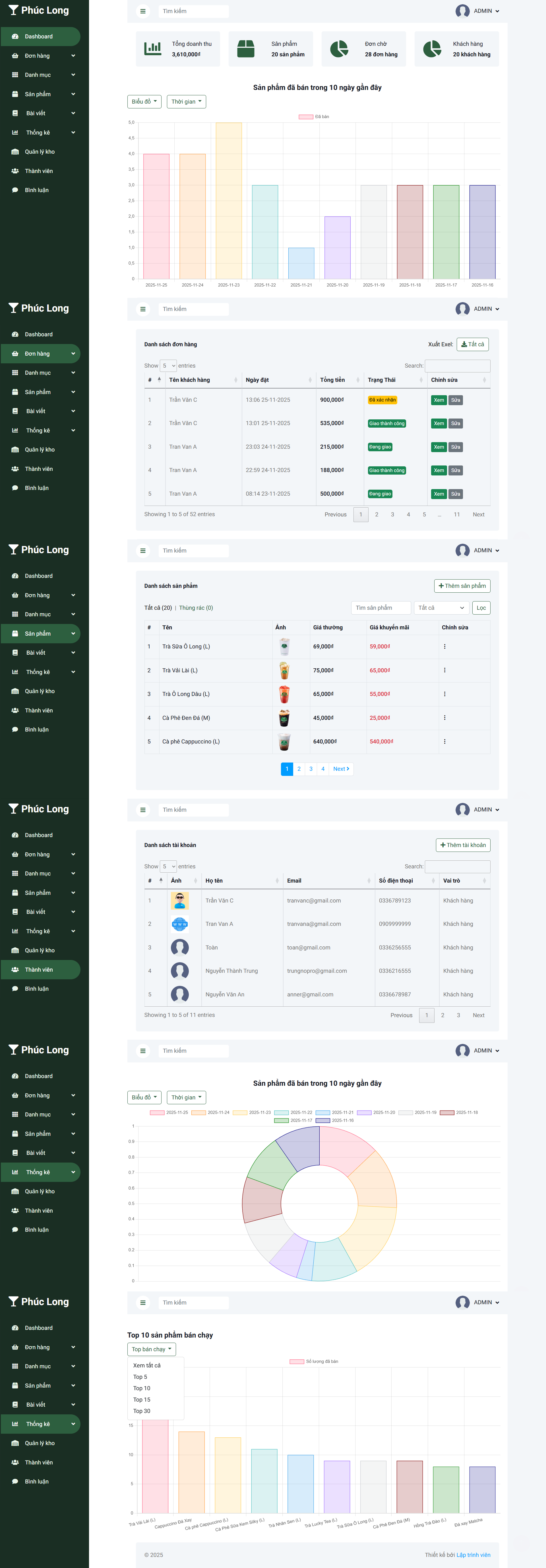 web bán nước,website trà sữa,website bán cafe,website cà phê,web trà sữa,đồ án web trà sữa