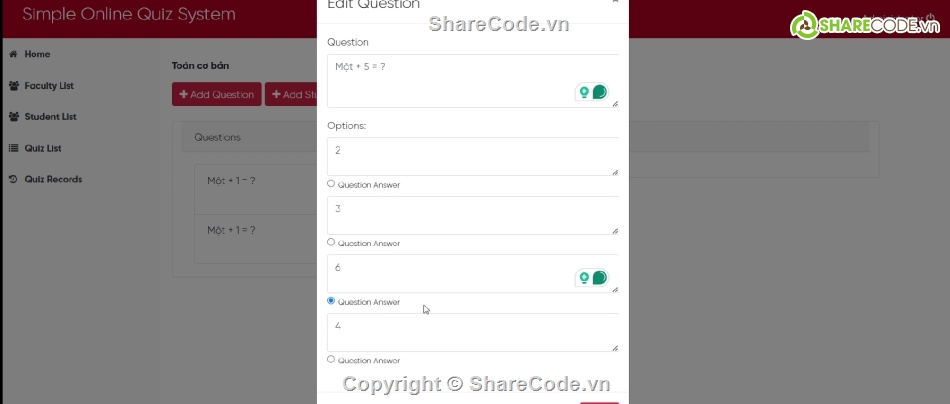 quiz online,trắc nghiệm,thi online,php mysql,website trắc nghiệm,thi trắc nghiệm