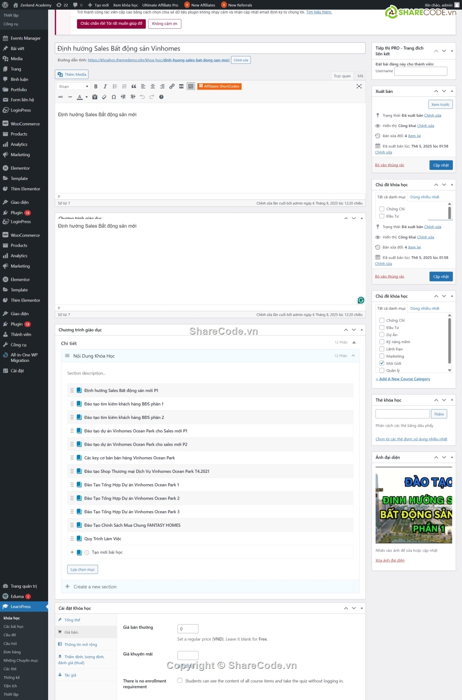 Web học trực tuyến,Khoá Học Online,website bán khóa học,website khóa học,website wordpress,theme wordpress