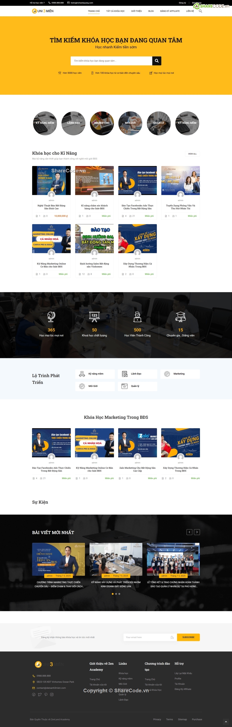 Web học trực tuyến,Khoá Học Online,website bán khóa học,website khóa học,website wordpress,theme wordpress