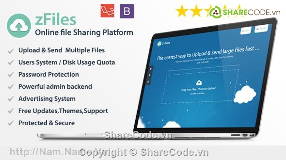 web upfile,ứng dụng chia sẻ file,code upload ảnh,upload file,zFiles v1.0.5