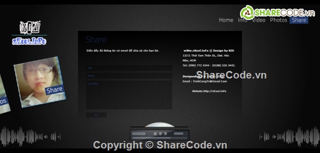 Share Full Code Trang Flash,Share Trang cá nhân,share trang thông tin,share flash đẹp