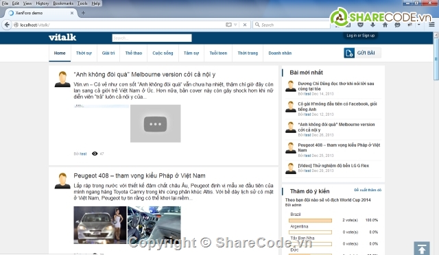 Web tin tức,Tin tức,cedo full,soure Vitalk FPT,Soure xnforo,web tin tức hài