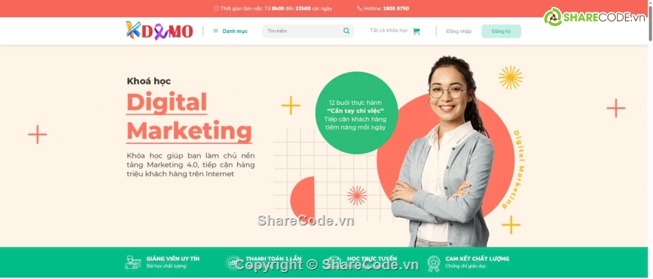 Web khóa học,Web tối ưu,khóa học,chuẩn seo,web đẹp