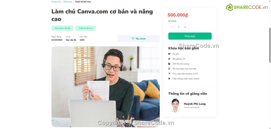 Web khóa học,Web tối ưu,khóa học,chuẩn seo,web đẹp