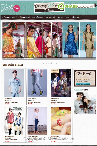 web bán quần áo,website bán hàng,web shop thời trang,online shopping,thời trang