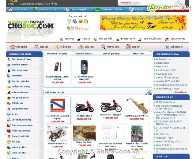 web rao vặt,share full code,Rao vặt,website bán hàng,website giới thiệu mua bán,code raovat.vn