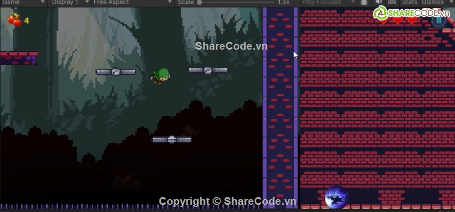 Platformer 2D,VietNguyen,sadlove123