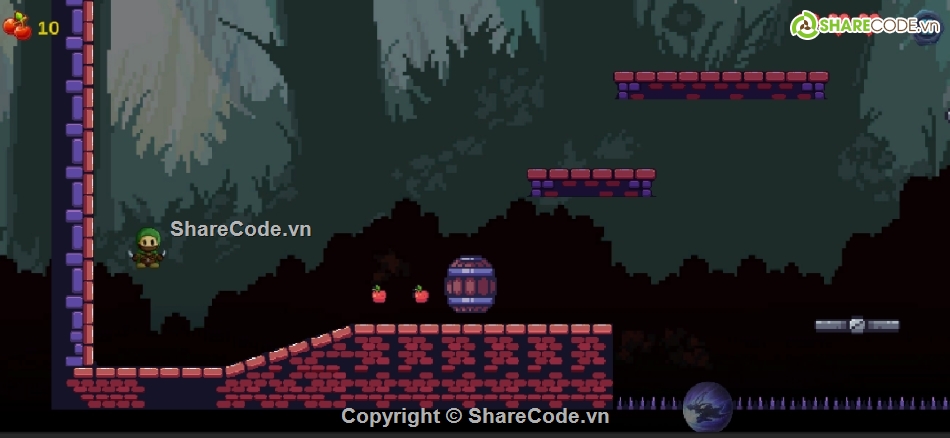 Platformer 2D,VietNguyen,sadlove123