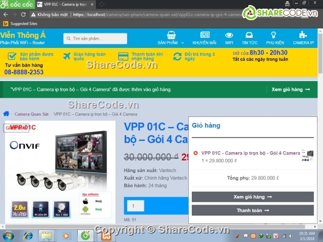 web bán camera,website bán hàng,website bán hàng thương mại điện tử,website tin tức công nghệ,website bán hàng camera wifi,full code