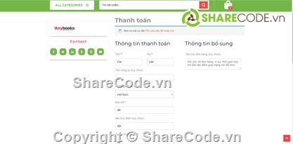 webtise bán sách,web bán sách bằng wordpress,code wordpress bán sách,Share theme Wordpress