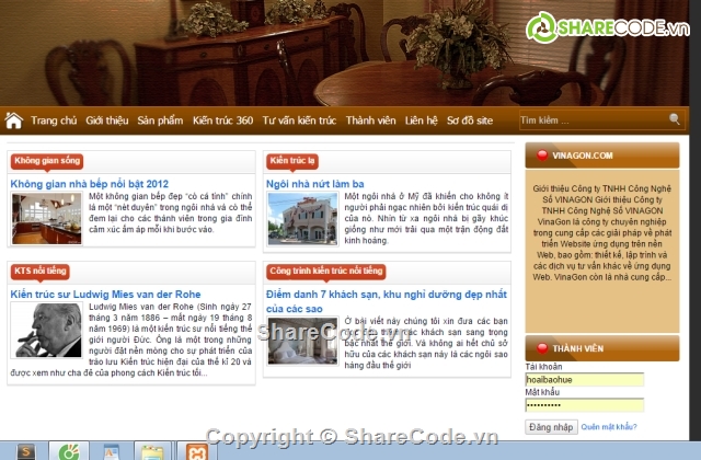 bán hàng nội thất,web nội thất,web bán đồ gỗ,web bán nội thất,website kiến trúc