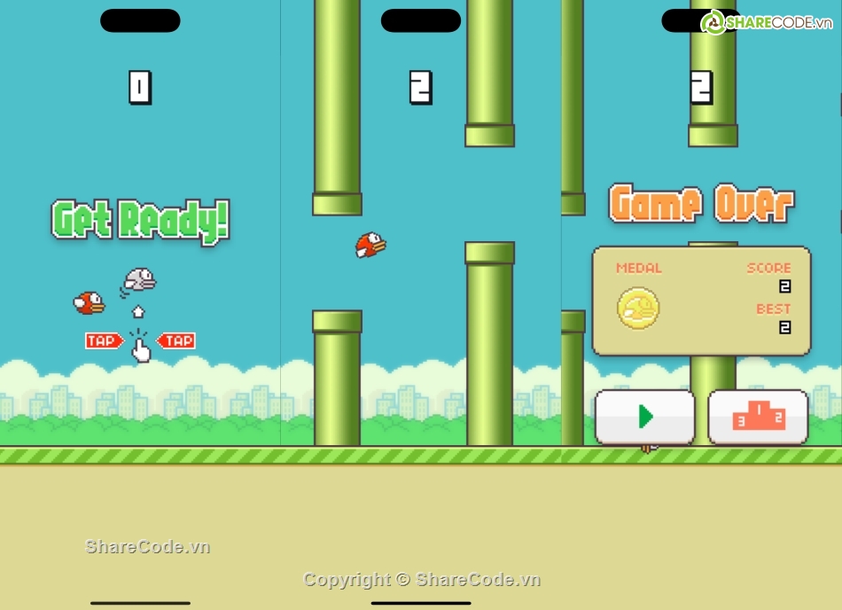 Flappy Bird,LibGDX,ios game,game android,desktop game,web game