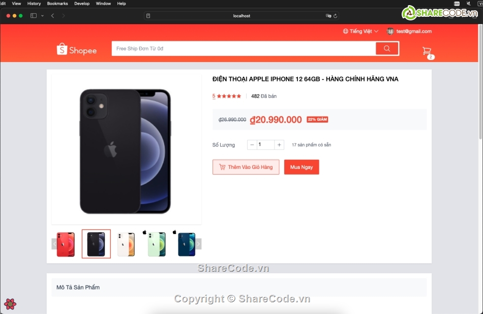 code giống shoppe,code thương mại điện tử,reactjs