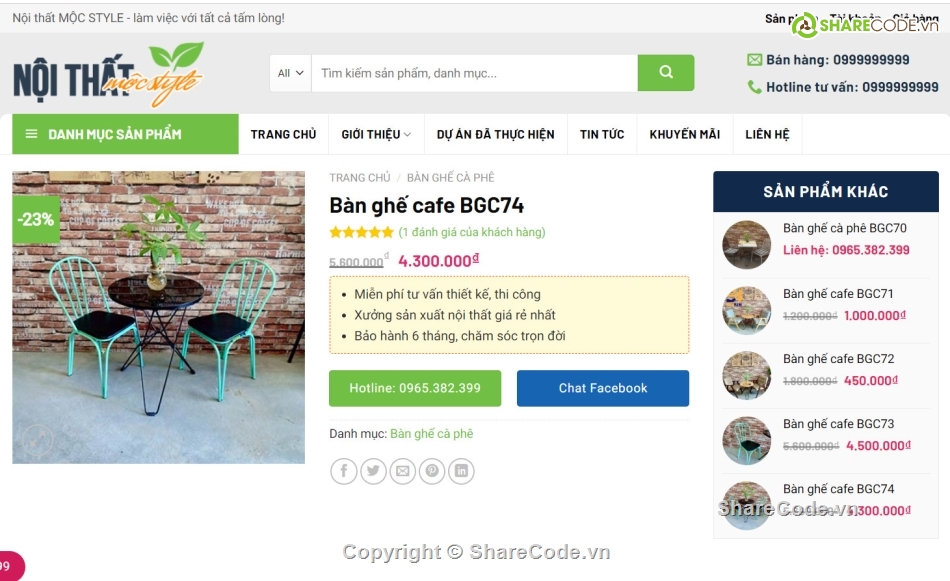 code bán nội thất,code nội thất,sharecode nội thất,website bán nội thất,fullcode nội thất