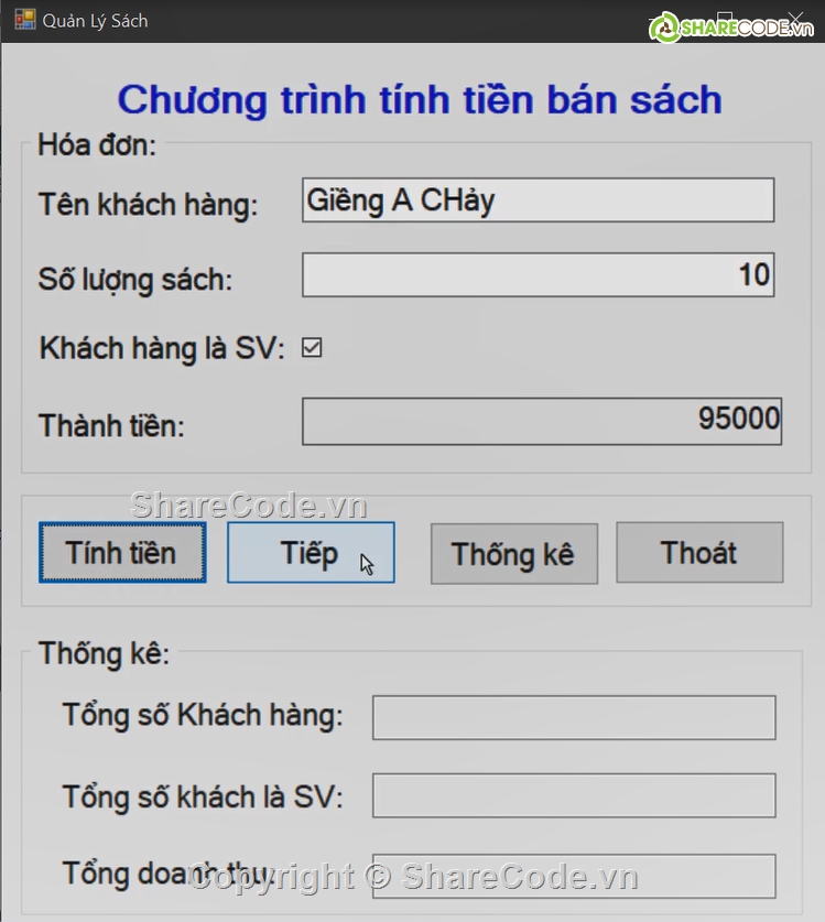 Sharecode,code bán sách,tính tiền bán sách,C#,tính tiền bán sách C#,winform