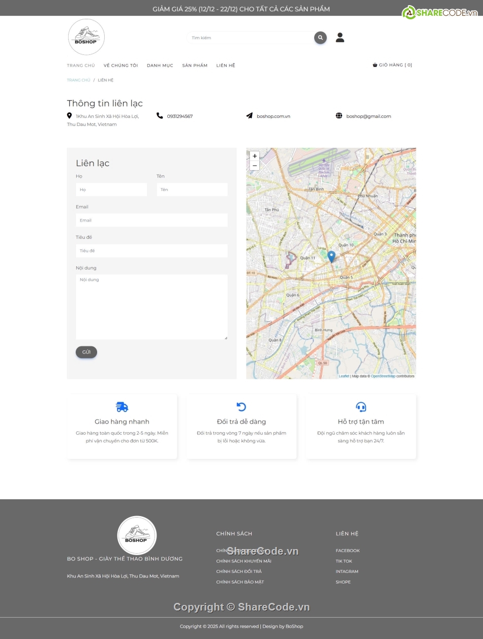 Full Database,web bán giày đẹp,web bán giày dép,Sharecode,website bán giày online,website bán giày php