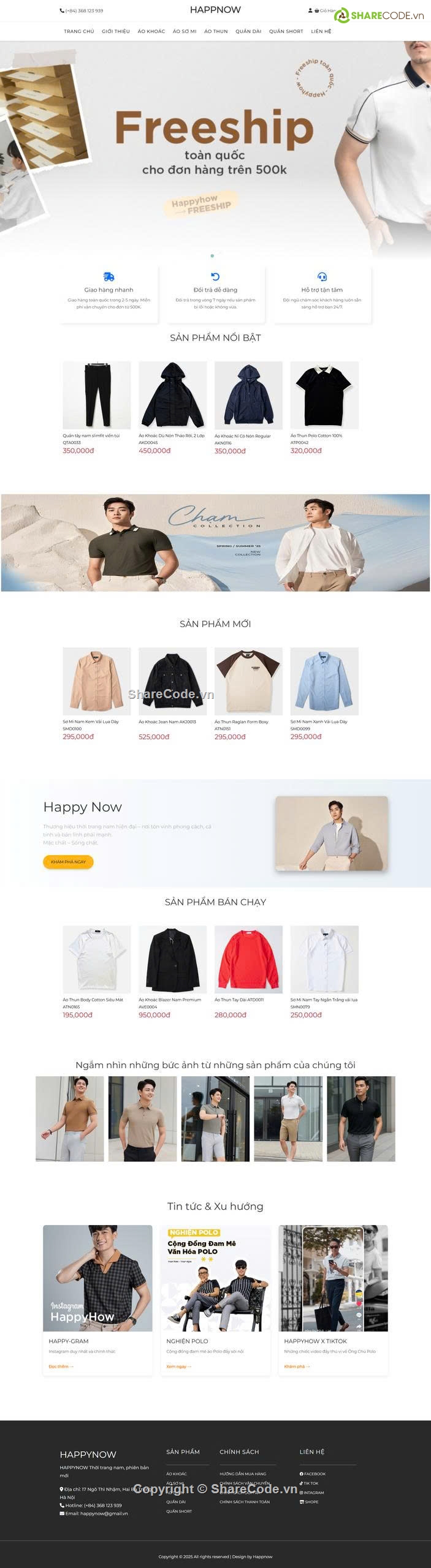 Web bán quần áo nam,code web bán quần áo,code bán quần áo đẹp bang php và mysql,full code bán quần áo thời trang,web bán quần áo,code web bán quần áo thời trang