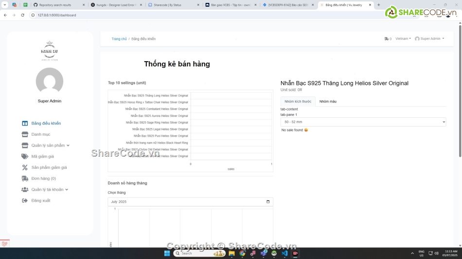 Đồ án web bán trang sức php mysql,web bán hàng trang sức php,source code web bán trang sức php