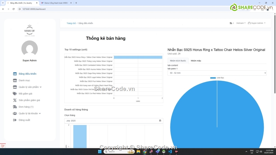 Đồ án web bán trang sức php mysql,web bán hàng trang sức php,source code web bán trang sức php