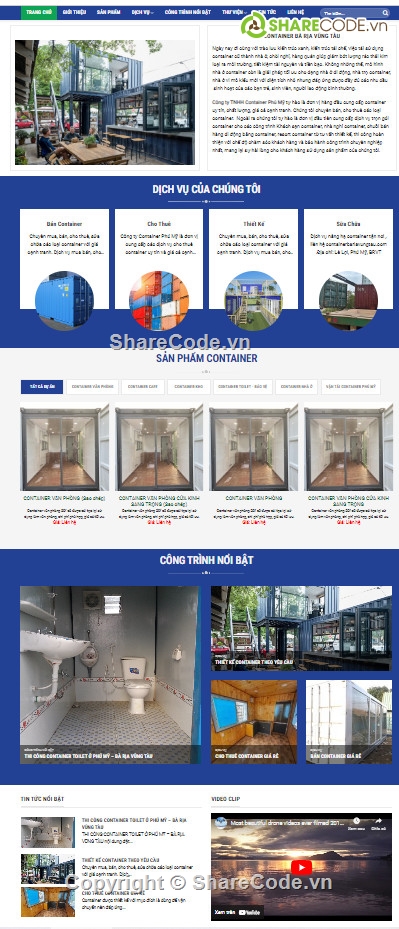 sharecode container,website cho thuê container,công ty cho thuê container,sharecode công ty cho thuê container,mua bán container