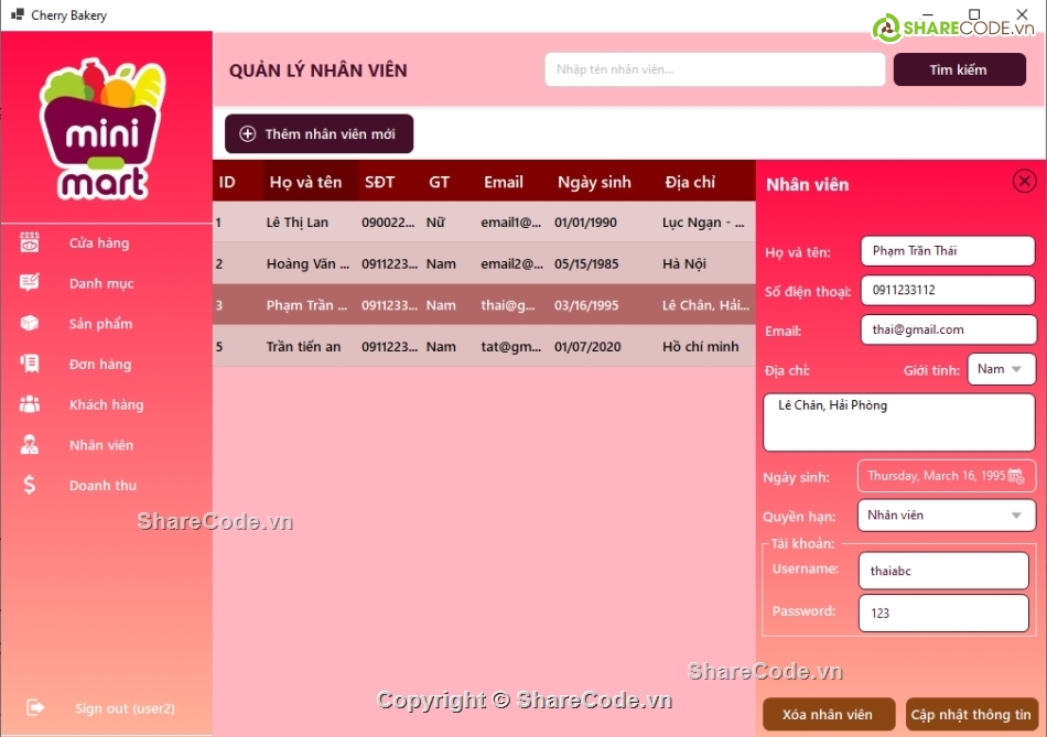 Code quản lý,C# Quản lý,code cửa hàng