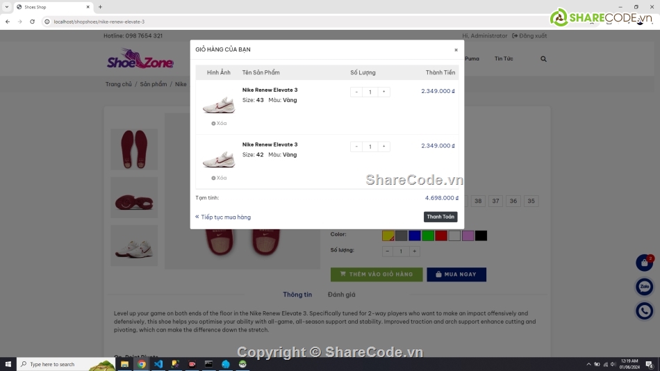code đồ án web bán giày php vnpay,code đồ án web bán hàng mvc đẹp thanh toán online,đồ án web bán giày có admin quản lý sản phẩm