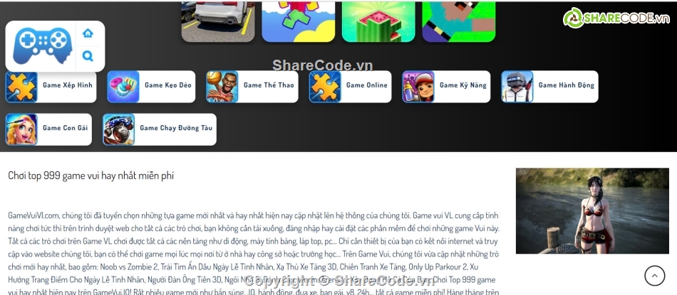 Share code chuyên nghiệp,code game,thiết kế game,thiết kế bằng games flatsome,Theme wordpress giống gamevui