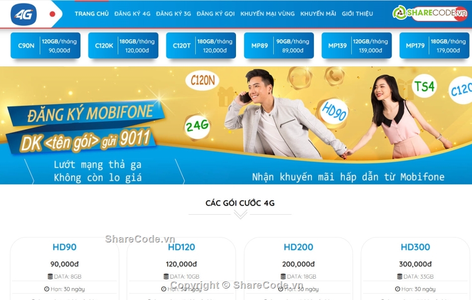 đăng ký,sharecode đăng ký gói cước,gói cước,đăng ký mạng,theme wordpress,code wordpress