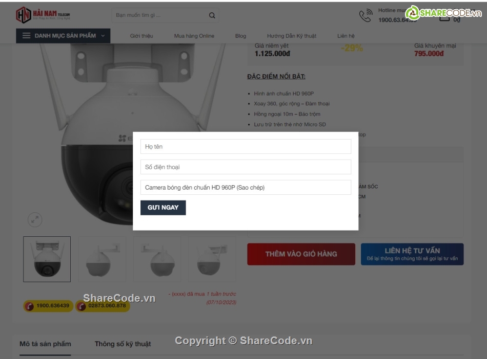 Sharecode website camera,Website bán camera,website camera,fullcode camera chuẩn seo,code camera,Theme wordpress shop camera