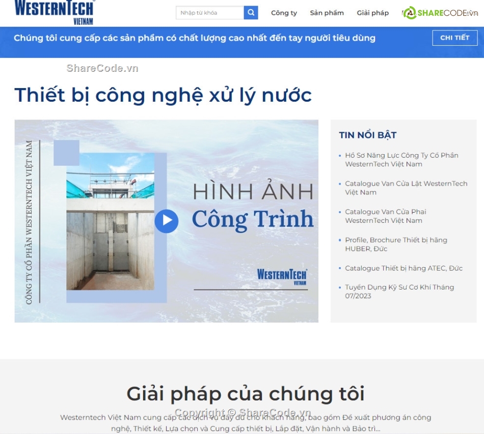 Sharecode,thiết bị công nghiệp,Sharecode Theme wordpress thiết bị công nghiệp chu,sharecode website giới thiệu công ty,sharecode công ty