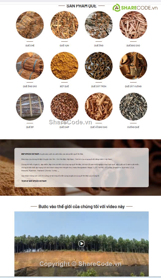 quế,quế cây,code bán quế,website bán sản phẩm quế,bột quế,Sharecode Website bán các sản phẩm từ quế
