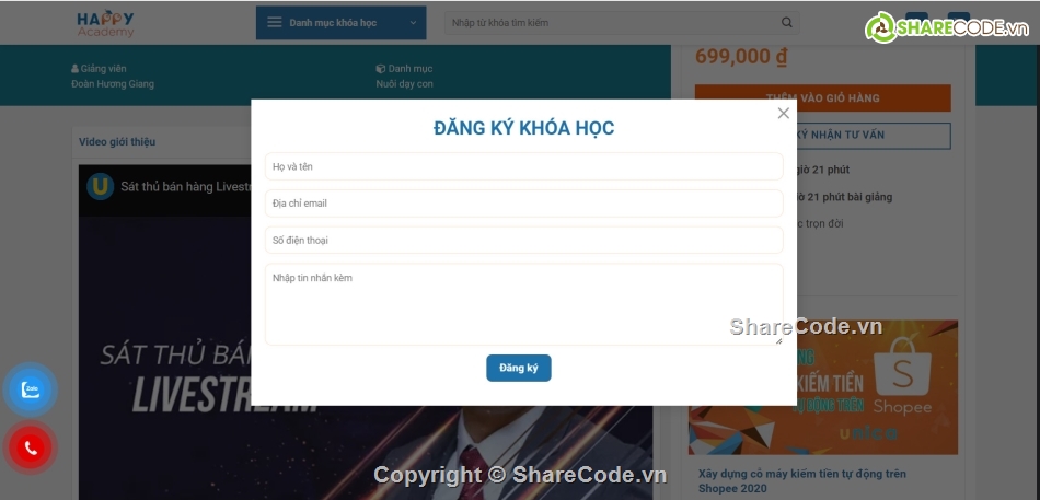 Sharecode website bán khóa học chuẩn SEO,sharecode website bán khóa học,website khóa học,khóa học,sharecode khóa học,bán khóa học