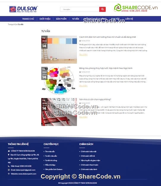 sharecode website bán sơn nước,share code thi công sơn nước,code bán sơn vật liệu xây dựng,sơn nước,sharecode bán sơn nước,Sharecode Website Bán Sơn Nước Giá Rẻ