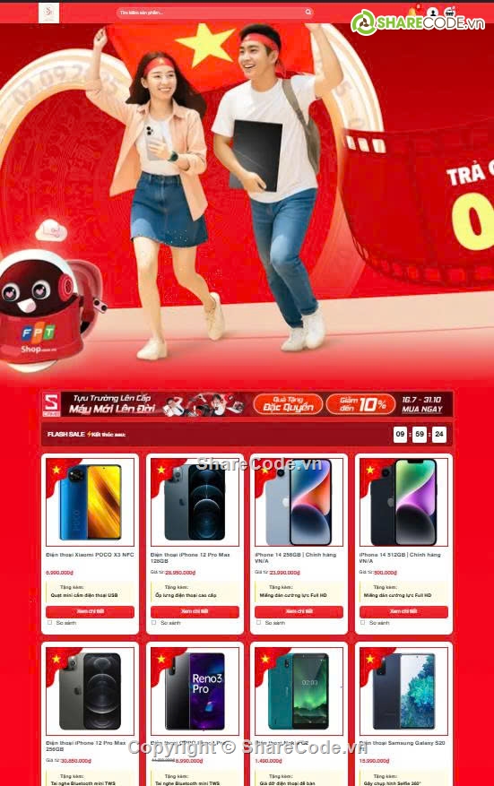 Laptop,PC gaming,giao diện bán Laptop,Build pc gaming,Sharecode,Sharecode Website Chuyên Bán Các Dòng PC Laptop