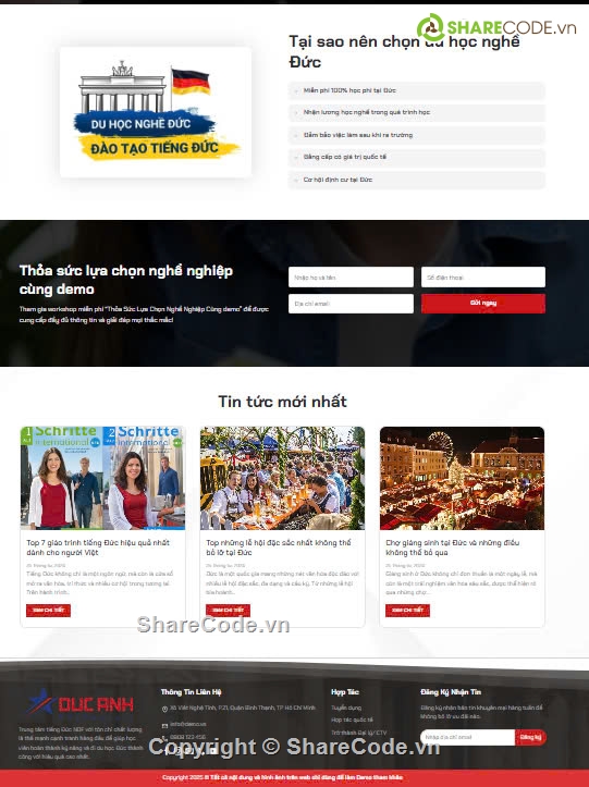 website du học,website đào tạo,sharecdoe đào tạo tiếng,Sharecode website đào tạo tiếng và du học