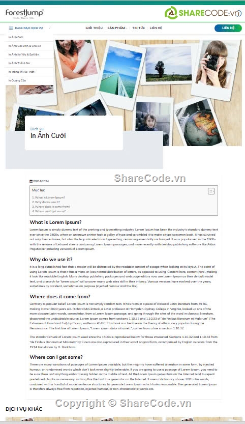 in ấn,in hình cưới,hình cưới,Sharecode Website dịch vụ in ấn giá rẻ chuyên nghi