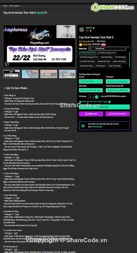 Games,code website game,dịch vụ games,cày thuê games,code web tài khoản game,Sharecode Website Dịch Vụ Tài Khoản Games Cực Xịn